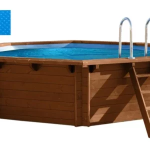 Interline zomerafdekking houten baden Ø 6,55 m 8-hoek