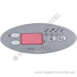 Overlay for SP601 Oval Touch Panel